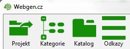 Ovládání programu WebGen.cz 2014